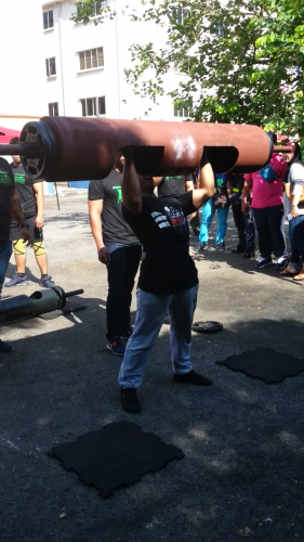 Aiman - Log Press 80kg