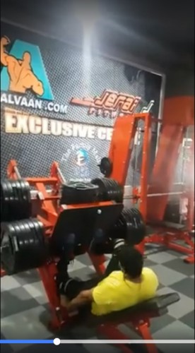 Aiman Radzi - Kaki Patah Sebab Leg Press